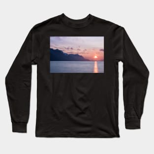 Late Night Lyngenfjord Long Sleeve T-Shirt